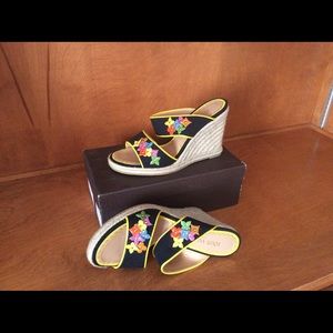 Louis Vuitton wedges, 4 inch
