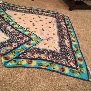 BEAUTIFUL Johnny Was silk scarf