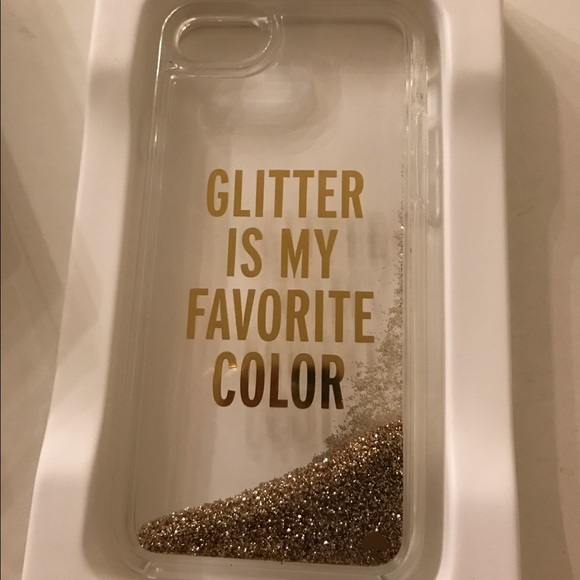 Kate spade, glitter iPhone 7 case.