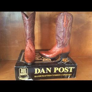 Women's Ostrich boots, size 8