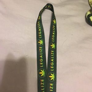 Marijuana "Legalize" lanyard