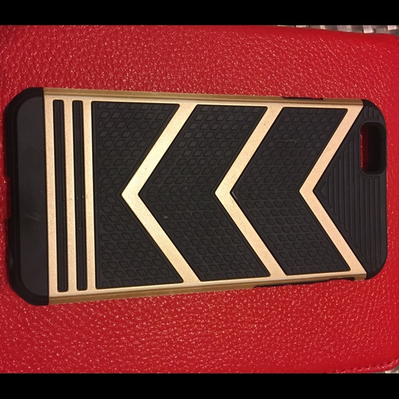 SOLD iPhone 6 case black and gold