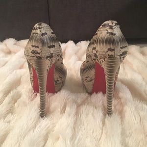 Snakeskin Christian Louboutins
