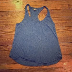 American Eagle distressed blue workout tank