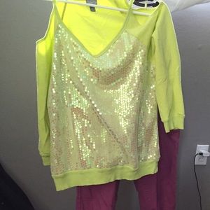 Sequin sweatshirt