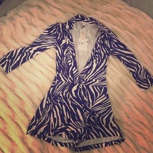 DVF long-sleeve romper