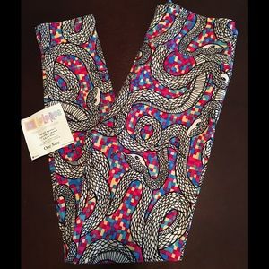 Lularoe OS Snakes leggings NWT UNICORN