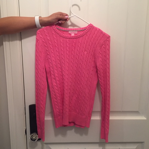 Pink Lilly cable knit sweater - Picture 2 of 3