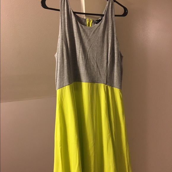 Neon and grey dress - new with tags