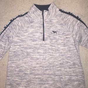 Pink Victoria Secret half zip