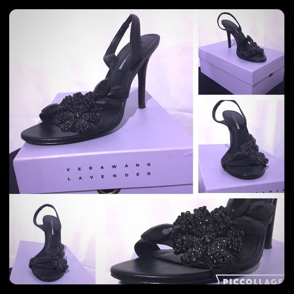 Gorgeous Vera Wang Lavender sling back heels sz 8