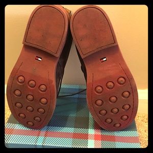 Tommy Hilfiger Boys Youth Brown Suede Like Boot