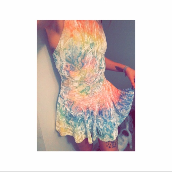 UNIF tye-dye bodysuit dress 🍬