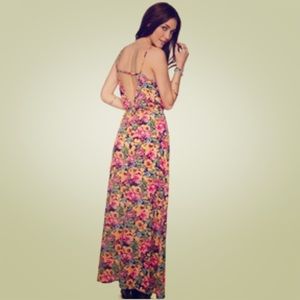 Floral maxi dress