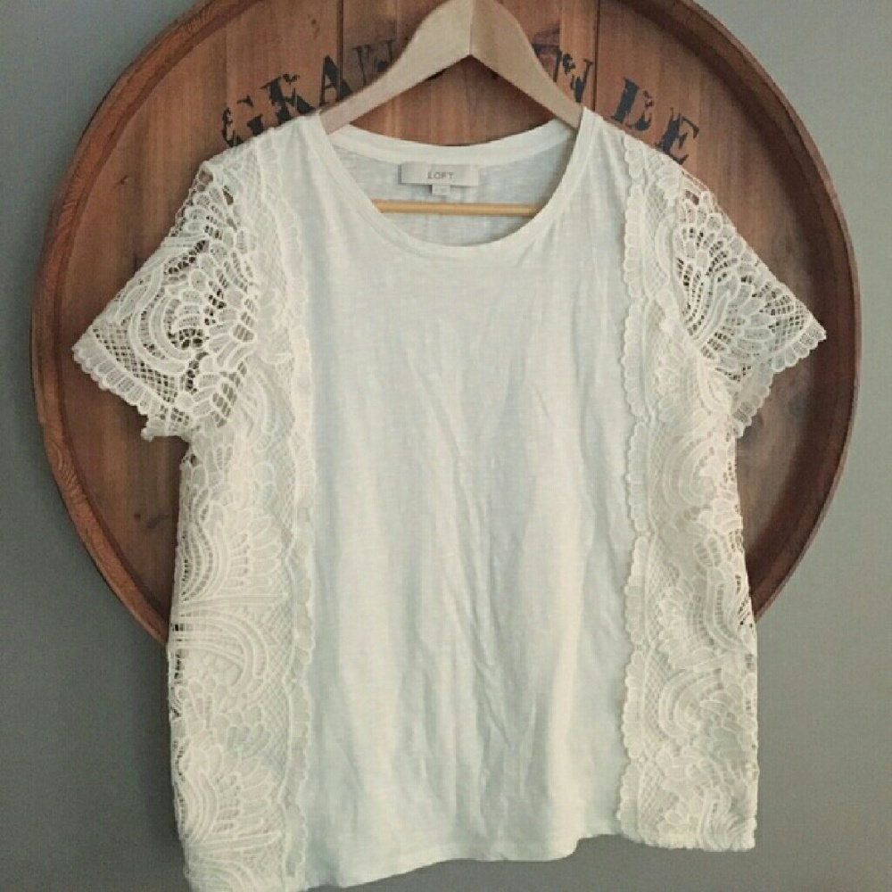 Loft Lace Sleeved Tee