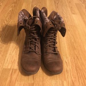 Fold over ankle boots from target!