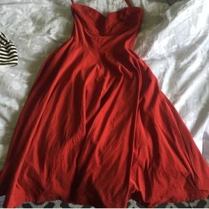 Anthropologie red dress (reposh)