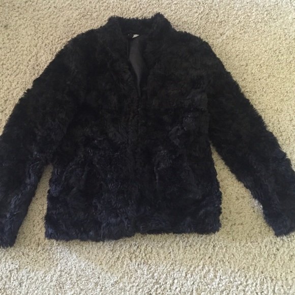 H&M faux fur jacket
