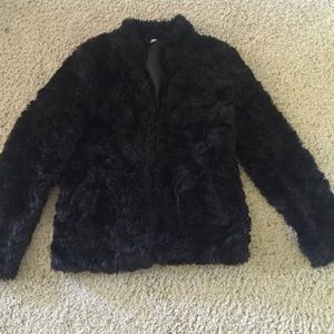 H&M faux fur jacket