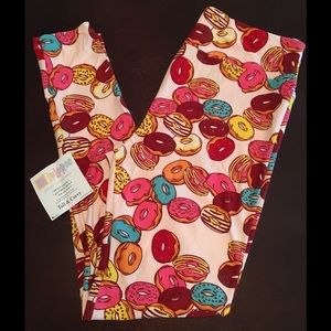 Lularoe TC Donuts leggings NWT UNICORN