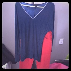 Long sleeve slinky shirt