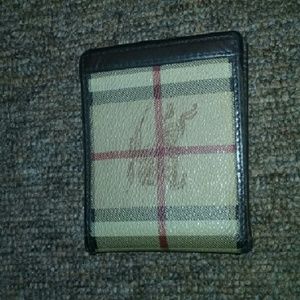 Authentic burberry men's wallet