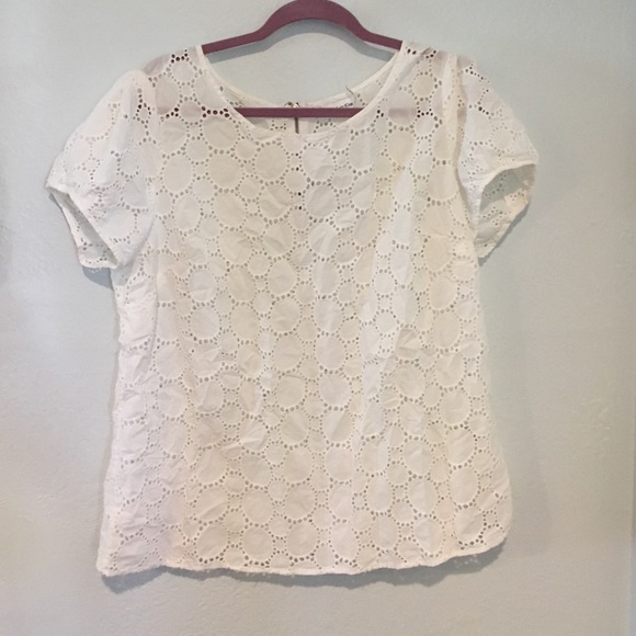 Calvin Klein Tops - 🔥 last day winter White bubble circle top