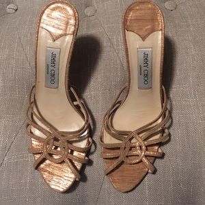 Jimmy Choo Heels. GOLD 👠