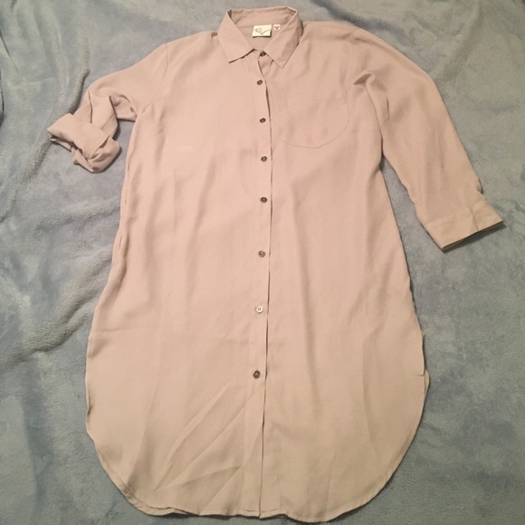 Long sleeve tunic dress