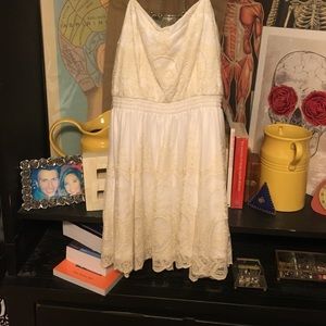 Urban outfitters antique white dress