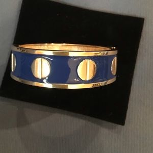 Navy and gold bangle