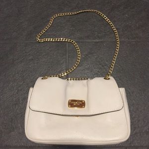 Michael Kors leather shoulder bag with chain strap