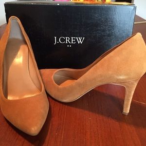 J. Crew suede pumps