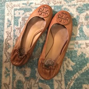 Tory Burch Brown Leather Revas