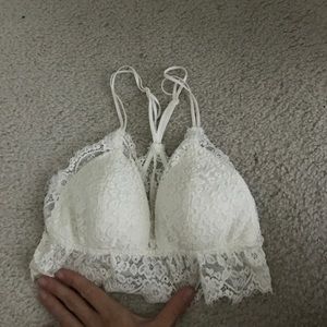 Aerie Romantic Lace Padded Racerback Bralette