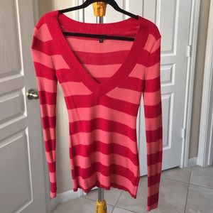 Express Deep V-Neck Pullover Sweater