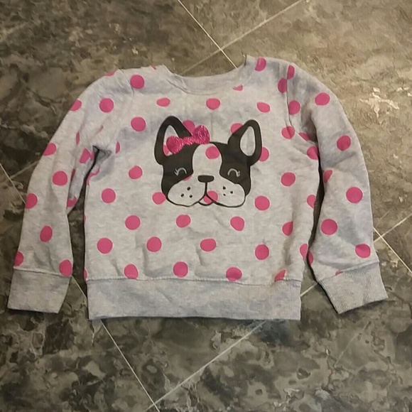 pink polka dot dog sweater