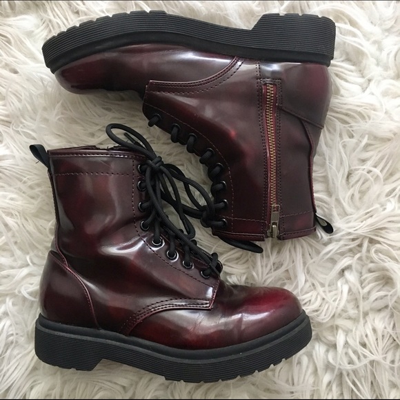 Maroon look alike Dr. Martens