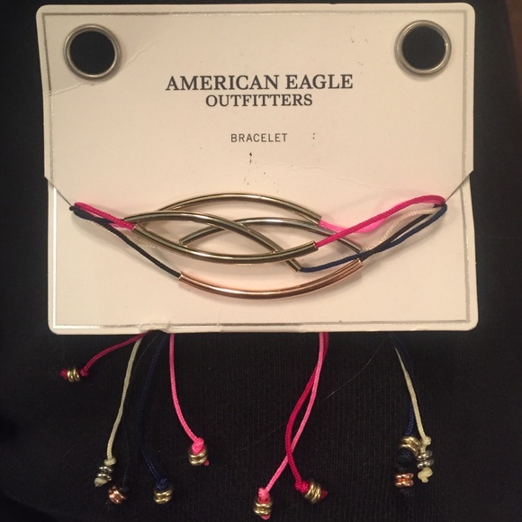 American Eagle Outfitters Jewelry - American Eagle Pink Black Bracelets