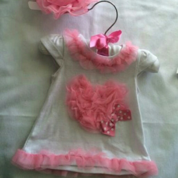 Babyrageous 2 piece matching set for baby girl - Picture 4 of 4