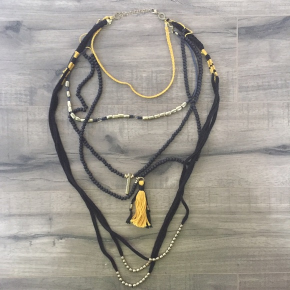 Free People layered choker necklace