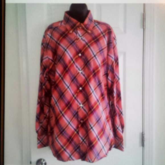 Mens Tommy Hilfiger multicolor button-front shirt