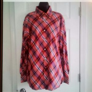 Mens Tommy Hilfiger multicolor button-front shirt