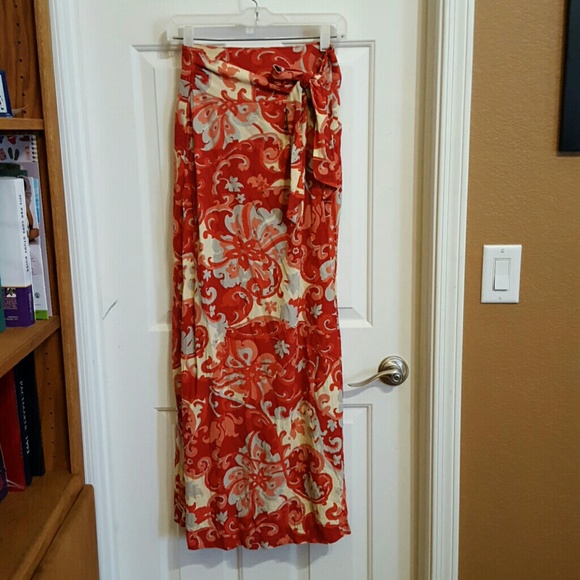 Free people wrap around skirt