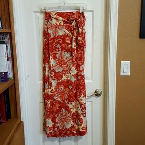 Free people wrap around skirt