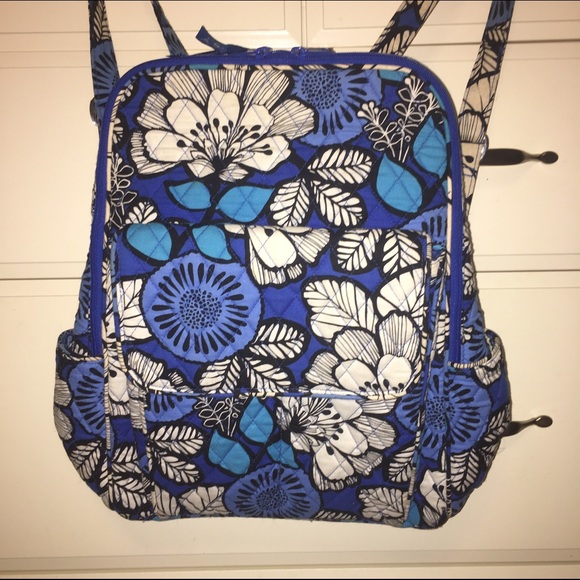 Blue Vera Bradley Backpack