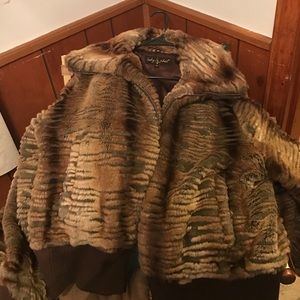 Faux fur baby phat jacket