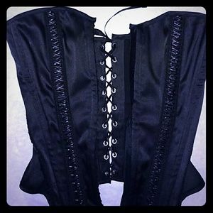 Black sexy corset