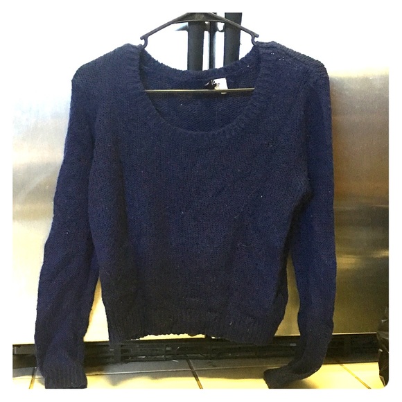 Navy blue sweater