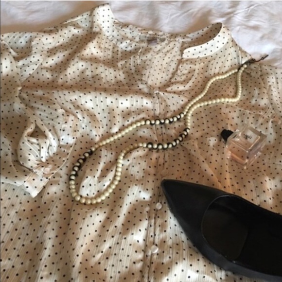 {Roz & Ali} Champagne Semi-Sheer Tunic